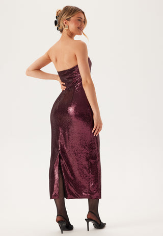 Sequin Bandeau Dress