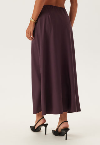 Satin Midaxi Skirt