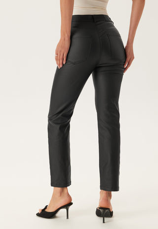 Straight Leg Coated Jeans