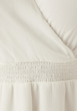 Frill L/S Chiffon Dress