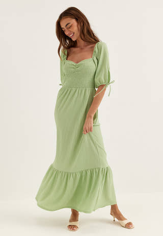Smock Maxi Dress