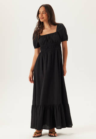 Square Neck Cotton Maxi Dress