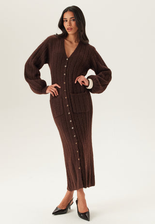 Knitted Cardigan Dress