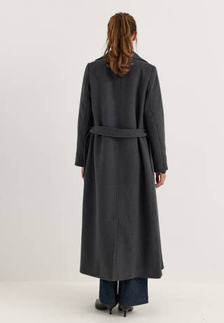 Long Wool Blend Coat