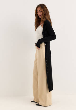 Knitted Cardigan Dress