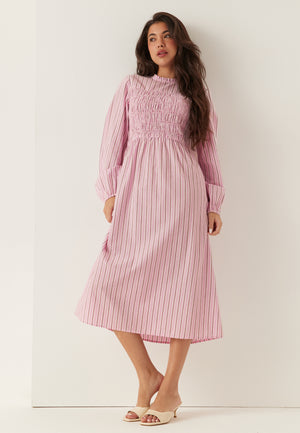 Smock Cotton Dress