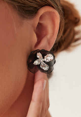 Organza Botanical Earrings