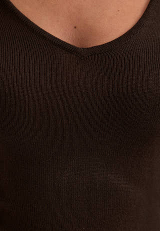 Knitted Dress Brown