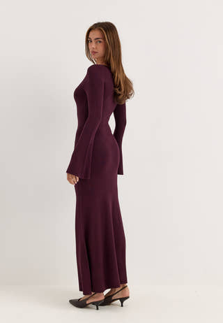 Knitted Dress Red