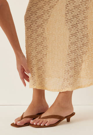 Tracie Leather Sandal