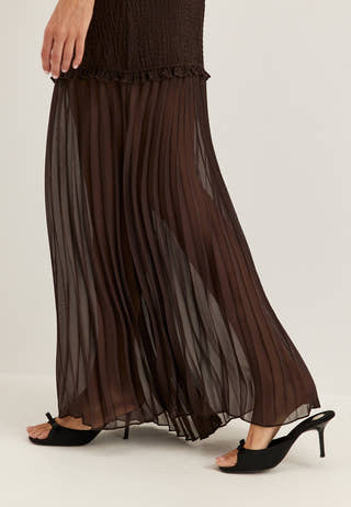 Strucure Combined Maxi Skirt