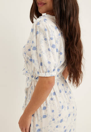 Wrap Frill Dress
