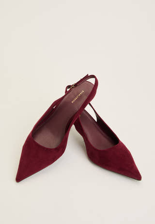 Pointy Slingback Red