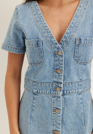 Denim Mini Dress