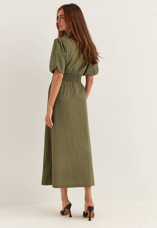 Waist Detail Cotton Dress