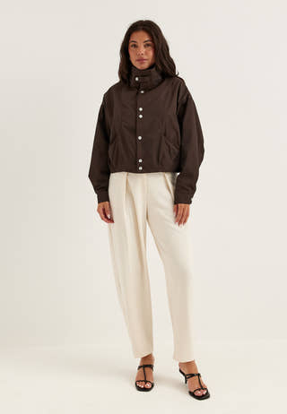 Short High Collar Jacket