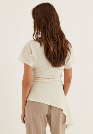 Assymetric Drapy Top