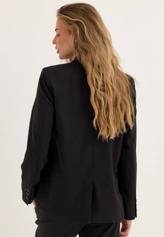 Double Breasted Blazer Black