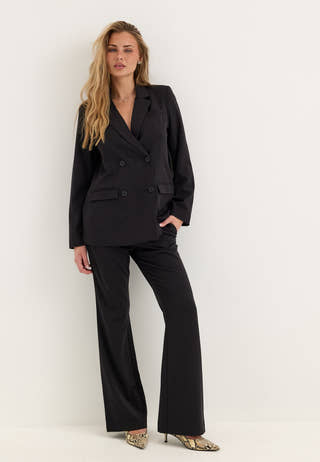 Double Breasted Blazer Black
