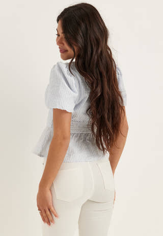 Seersucker Blouse