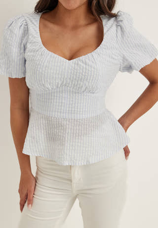 Seersucker Blouse