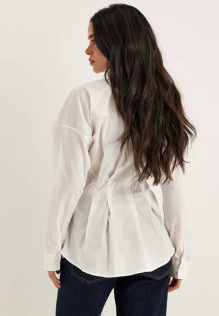 Long Sleeve Waist Shirt