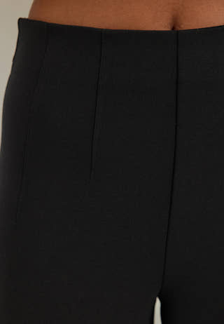 High Wide Trousers Black