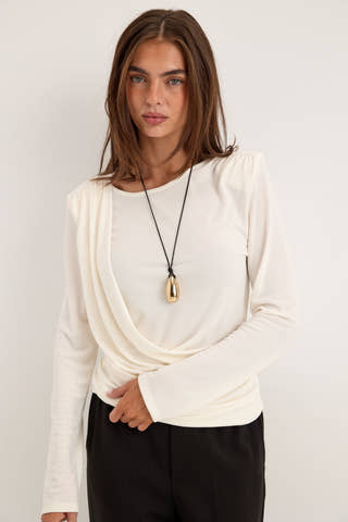 Drapy Top White