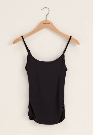 Modal Strap Singlet Black