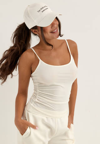 Modal Strap Singlet White