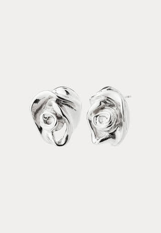 Inner Earrings Silver-plated Silver