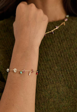 Here Bracelet Gold-plated/MULTI Gold