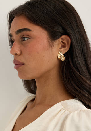 Solari Earrings Gold-plated Gold