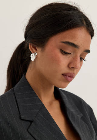 Solari Earrings Silver-plated Silver