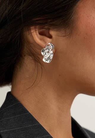 Solari Earrings Silver-plated Silver