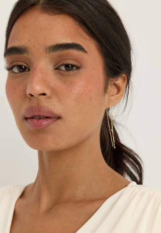 Baylen Chain Earrings Gold-plated Gold