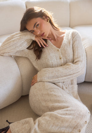 Knitted Cardigan Dress