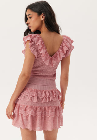 Knitted Frill Top