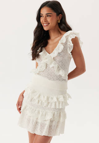 Knitted Frill Top