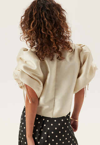 Remake Drawstring Sleeve Jacket