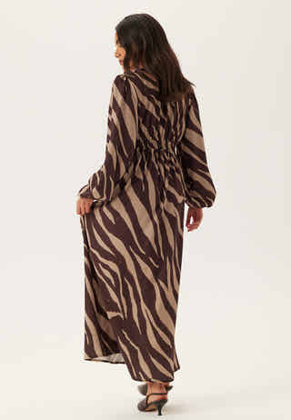 Balloon Sleeve Maxi Dress