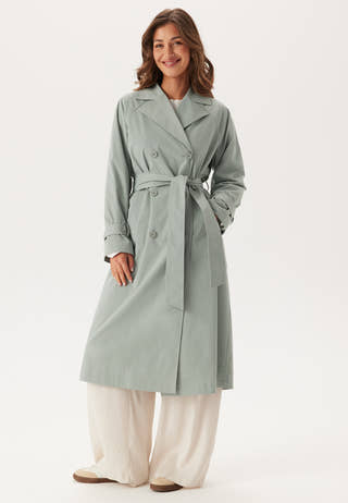 Belted Midi Trenchcoat