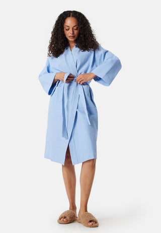 Bonnie Cotton Waffle Robe