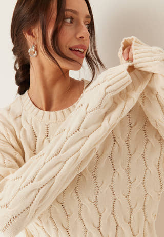Cable Knitted Sweater