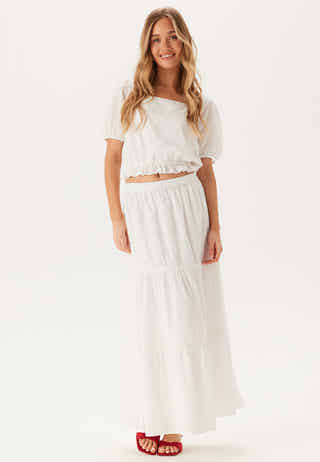 Cotton Lace Maxi Skirt
