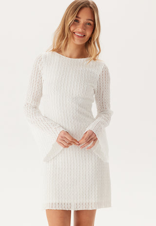 Deep Back Short Structured Dress