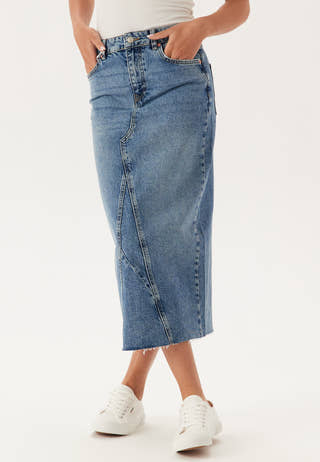 Denim Midi Skirt