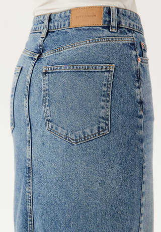 Denim Midi Skirt