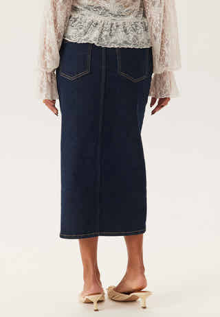 Denim Midi Skirt