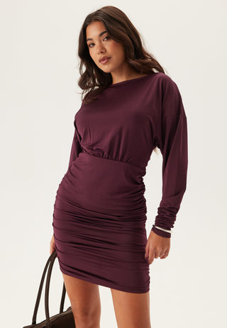 Draped Mini Dress